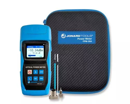 Jonard Tools FPM-50A Fiber Optic Power Meter FC/SC/LC for APC/PC/UPC