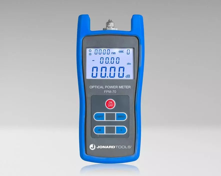 Jonard Tools FPM-70 Power Meter -70 to +6dBm, FC/SC/LC for APC/PC/UPC