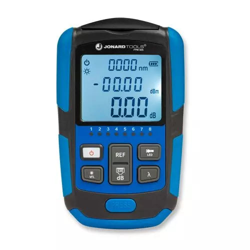 Jonard Tools FPM-50S Mini Optical Power Meter, -50 to +26 dBm FC, LC