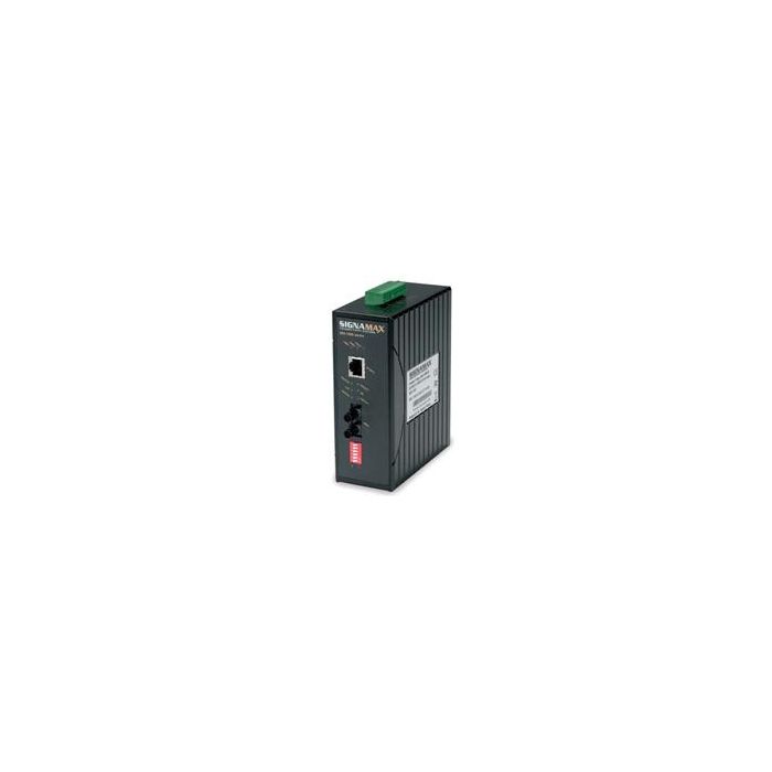 Signamax Hardened 10/100Base T/TX to 100Base FX, ST/MM 2km