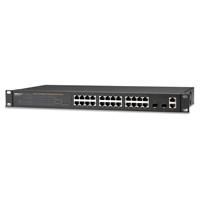 Signamax C-100 24-Port Fast Ethernet PoE+ Lite Switch with 2 Gigabit Ports