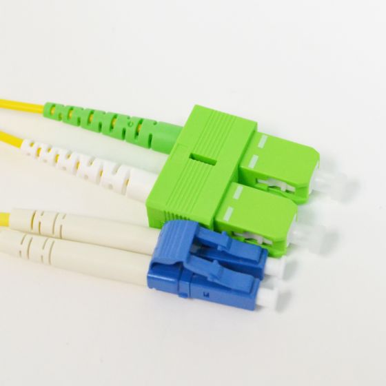 Duplex 3mm SM 9/125 Ultra SC/APC- LC/UPC 1 meter