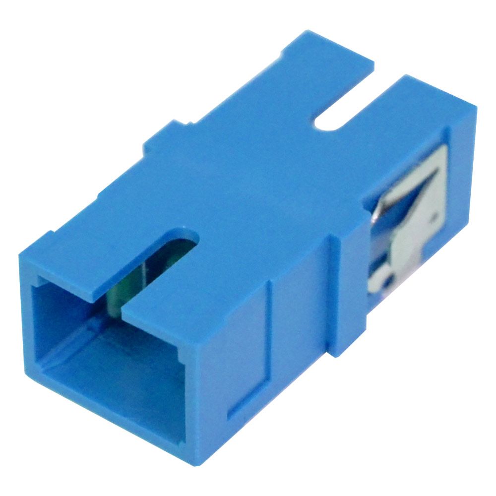 SC/UPC Adapter Simplex Blue Singlemode - No Flange