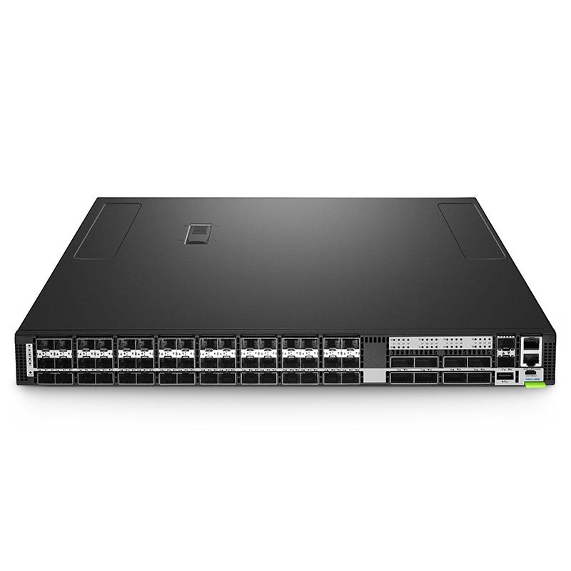 FS-N8550-48B8C, Bare Metal Switch, 48-Port Ethernet Data Center, 48 x 25Gb SFP28, 8 x 100Gb FS-QSFP28 Uplinks, with 2 x 10Gb SFP+ Management Port, Broadcom Trident 3-X7 Chip