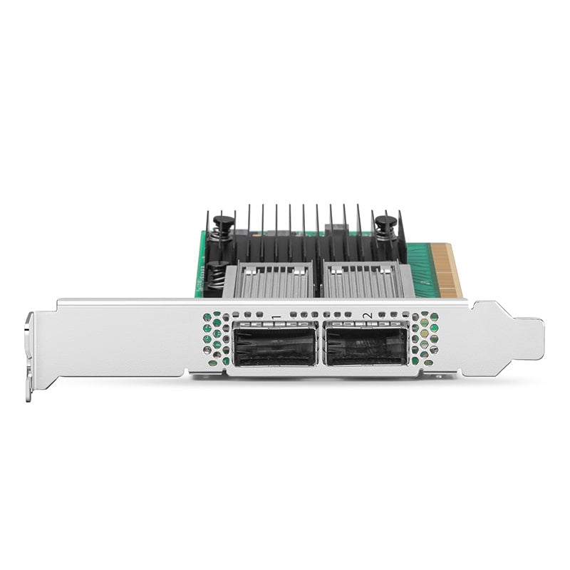 NVIDIA Mellanox FS-MCX516A-CCAT ConnectX®-5 EN Network Interface Card, 100GbE Dual-Port QSFP28, PCIe3.0 x 16, Tall&Short Bracket