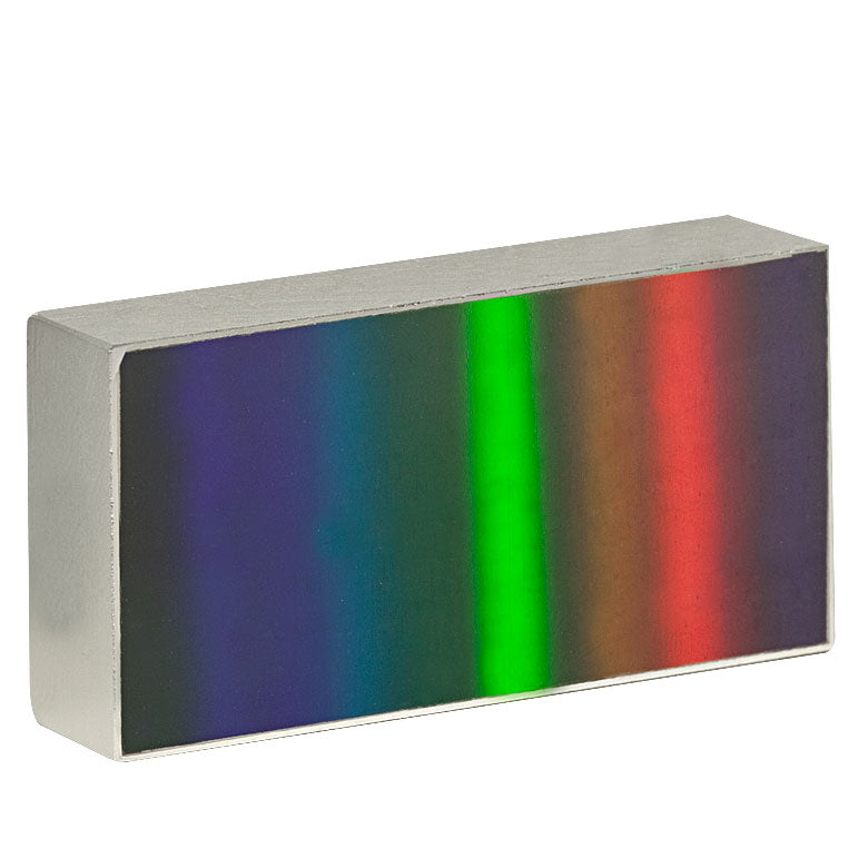 T-GE2550-3263 - Echelle Grating, 316 Grooves/mm, 63° Blaze, 25 mm x 50 mm x 9.5 mm