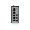 FS-IES3110-16TF, 16-Port Gigabit Ethernet L2 Managed Industrial Switch, 16 x 10/100/1000BASE-T, with 2 x 1Gb SFP, -40 to 75°C Operating Temperature
