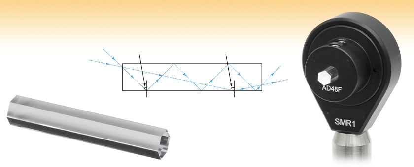 T-HMR425 - 25.0 mm UVFS Hexagonal Light Mixing Rod, Aperture = 4.0 mm, Uncoated