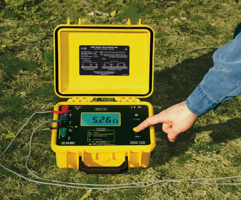 AEMC 2135.23 Model 4630 Digital Ground Resistance Tester Kit