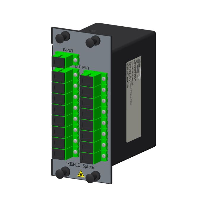 Optical Splitter Module PLC SC/APC Connector Adapters 1x4 1RU Short LGX Package