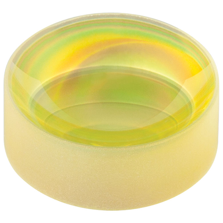 T-LF5469-E - Ø1" CaF2 Negative Meniscus Lens, f = -40.0 mm, AR-Coated: 2 - 5 µm