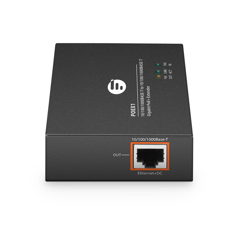 1-Port 10/100/1000M Gigabit PoE+ Extender, 1 x 802.3af/at PoE+ Input to 1 x 802.3af/at Output