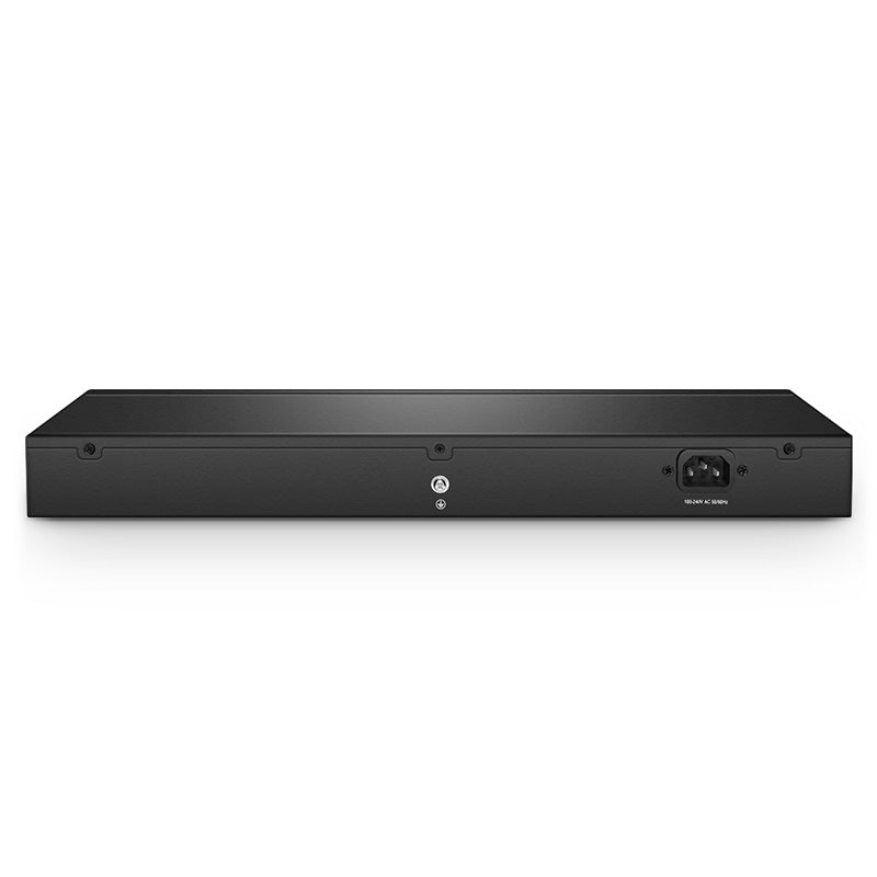 FS-S3400-24T4SP, 24-Port Gigabit Ethernet L2+ PoE+ Switch, 24 x PoE+ Ports @370W, with 4 x 10Gb SFP+ Uplinks, Support Stacking
