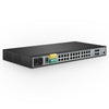 FS-IES3110-24TF, 24-Port Gigabit Ethernet L2+ Managed Industrial Switch, 24 x 10/100/1000BASE-T, with 4 x 1Gb Combo, -40 to 75°C Operating Temperature