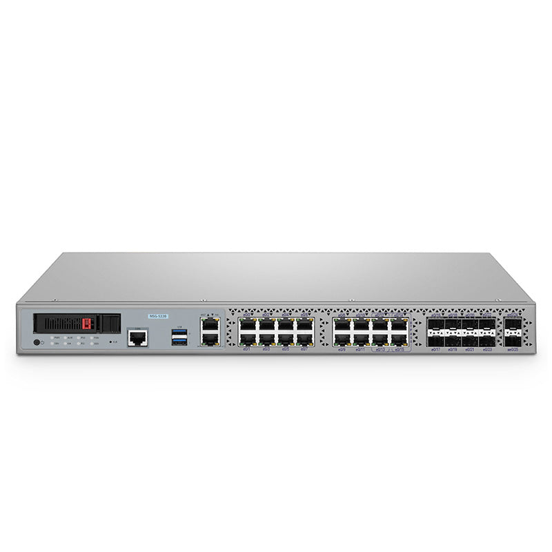 FS-NSG-5220 Next-Generation Firewall, 16 x 1Gb RJ45, 8 × 1Gb SFP, 2× 10Gb SFP+, with 1 Year License Default, License Renewal and Subscription Service Options Available
