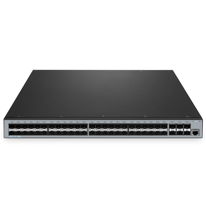 FS-S5500-48F6S, 48-Port Gigabit Ethernet L3 Switch, 48 x 1G SFP, with 6 x 10Gb SFP+ Uplinks, Support Stacking