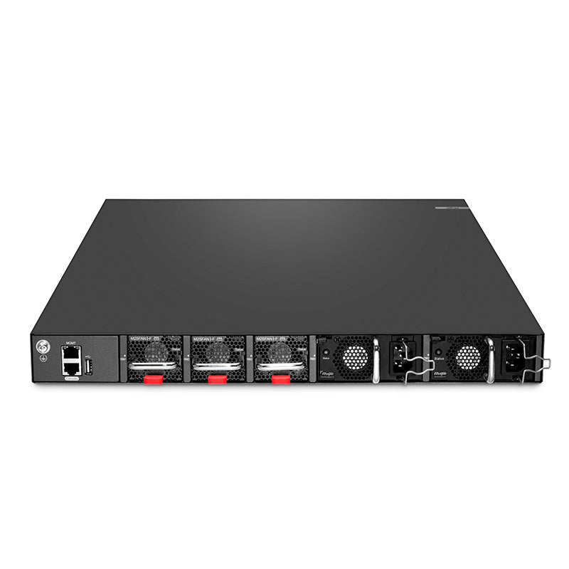 FS-S5860-48XMG-U, 48-Port Ethernet L3 PoE++ Switch, 48 x 10GBASE-T/Multi-Gigabit Ports, 4 x 25Gb SFP28 Uplinks, with 2 x 40Gb QSFP+ Uplinks, Support Stacking, Broadcom Chip