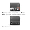 1x 10/100/1000Base-T to 1x 1000Base-X Single Mode SC 1310nm 10km Gigabit Ethernet PoE+ Media Converter, American Plug Standard