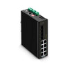 FS-IES3220-8T4F, 8-Port Gigabit Ethernet L2+ Managed Industrial Switch, 8 x 10/100/1000MBASE-T, with 4 x 1Gb SFP, -40 to 75°C Operating Temperature