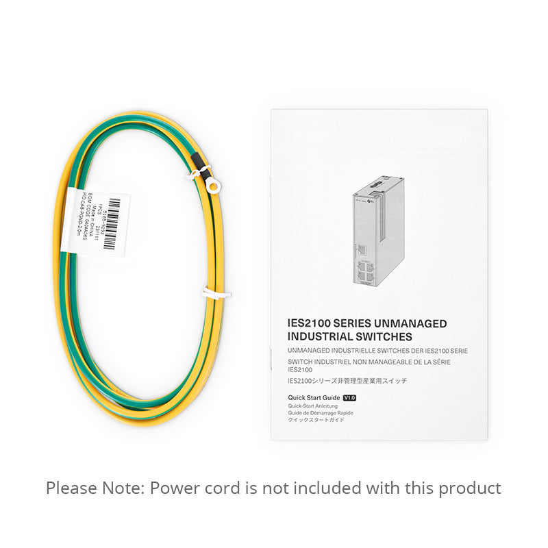 FS-IES2100-5FE, 5-Port Fast Ethernet L2 Unmanaged Industrial Switch, 5 x 10/100MBASE-T, -40 to 75°C Operating Temperature
