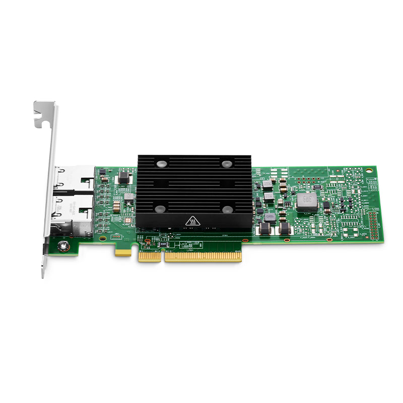 Broadcom® BCM957416A4160C Ethernet Network Interface Card, P210TP 10GbE Dual-port RJ45, PCIe 3.0 x 8, Tall & Short Bracket