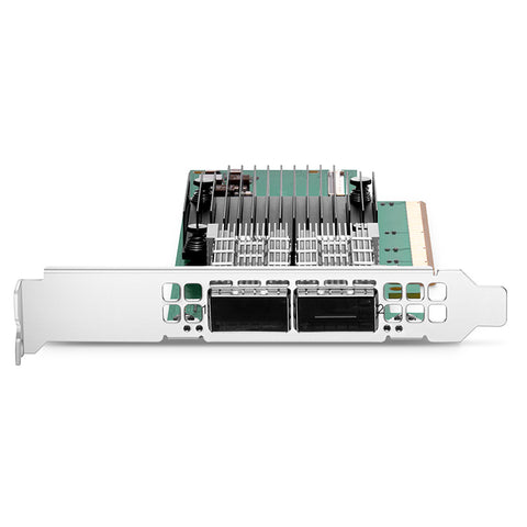 NVIDIA Mellanox MCX653106A-HDAT ConnectX®-6 InfiniBand & Ethernet Adapter Card 200GbE/HDR, Dual-Port QSFP56, PCIe 4.0 x 16, Tall&Short Bracket