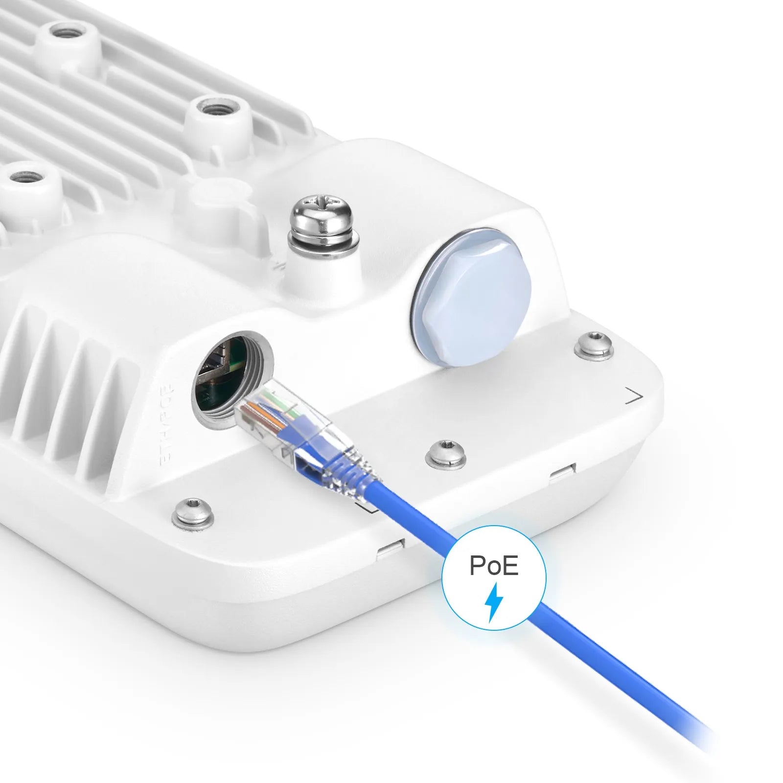 FS-AP-T566, Wi-Fi 6 802.11ax 1800 Mbps Outdoor Access Point, Seamless Roaming & 2 x 2 MU-MIMO Dual Radios, PicOS®, Manageable via AmpCon-Campus (Without PoE Injector)