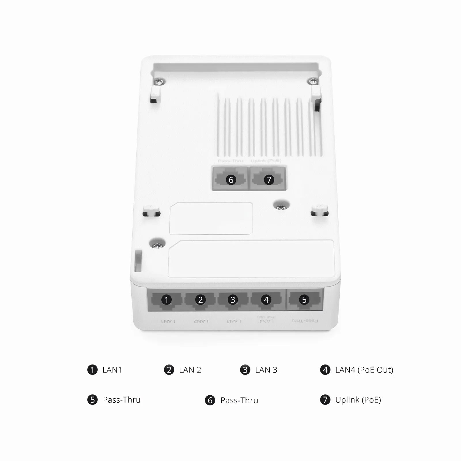 FS-AP-N506H, Wi-Fi 6 802.11ax 3000 Mbps Indoor Access Point, Seamless Roaming & 2 x 2 MU-MIMO Dual Radios, PicOS®, Manageable via AmpCon-Campus (Without PoE Injector)