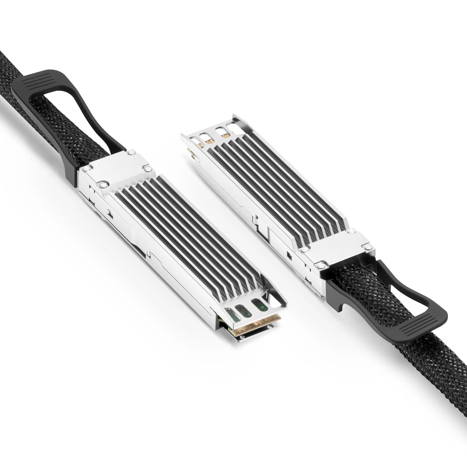1m (3ft) NVIDIA/Mellanox MCA4J80-N001 Compatible 800G Twin-port OSFP Finned Top InfiniBand NDR Active Direct Attach Copper Twinax Cable for Quantum-2 Switches