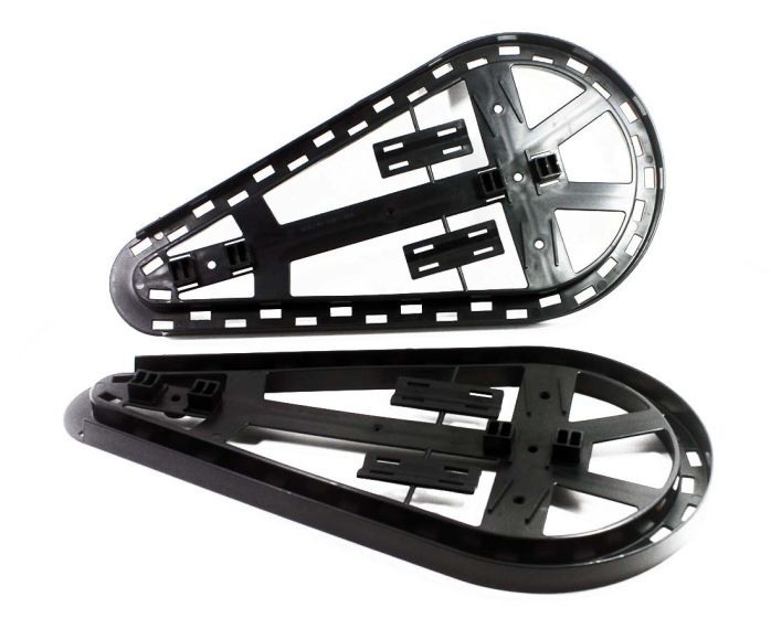 Multilink Broadband 10" Plastic Sno-Shoe with Mounting Bracket and Hardware (one pair)