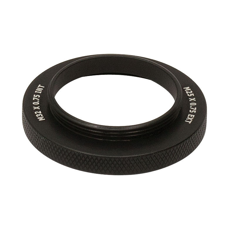 T-M32A2 - Adapter with External M25 x 0.75 Threads and Internal M32 x 0.75 Threads