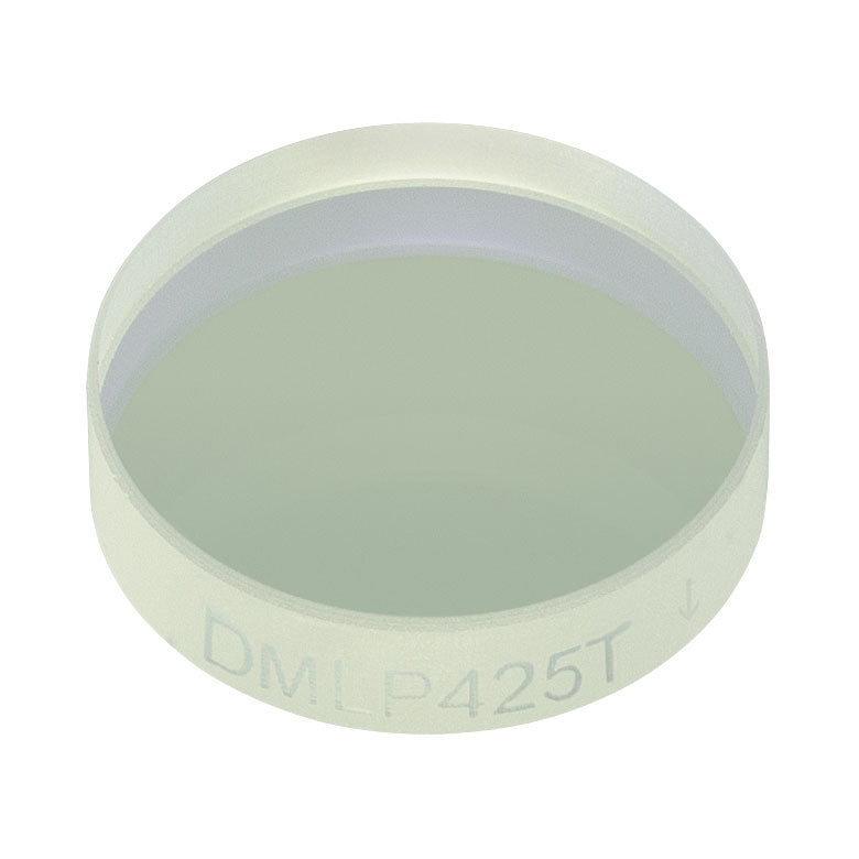 T-DMLP425T - Ø1/2" Longpass Dichroic Mirror, 425 nm Cut-On