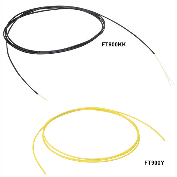 TFT900KY Yellow Ø900 µm Hytrel Furcation Tubing with Kevlar Threads