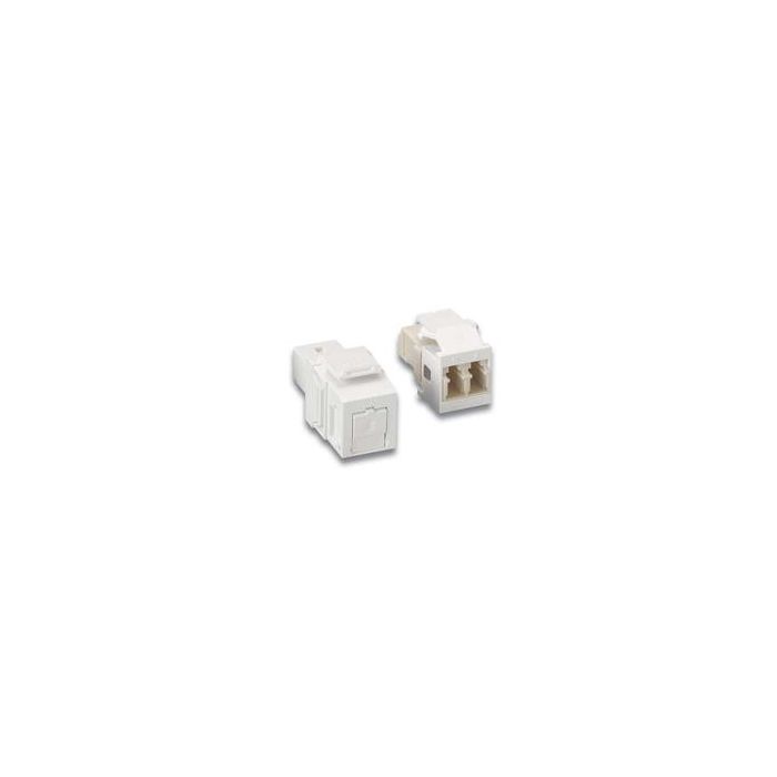 Leviton QuickPort ST Fiber Adapter SM/MM Phos Bronze Sleeve Grey