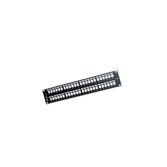 Signamax Copper Patch Panel 48-Port High-Density Multimedia Unloaded