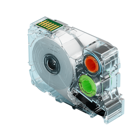 Green Continuous Label for G15M-Pro label printer, 12mm×7.5m, 20 rolls/pack