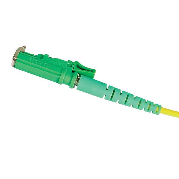 Singlemode E2000/APC to E2000/APC Simplex Patch Cable, 1 Meter, 3mm, Corning SMF-28 Ultra