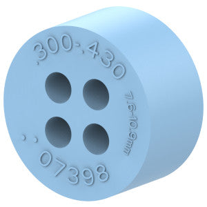 COYOTE Grommet Kits, 4-entry grommet, 0.30 in. to 0.43 in., 7.6 mm to 10.9 mm