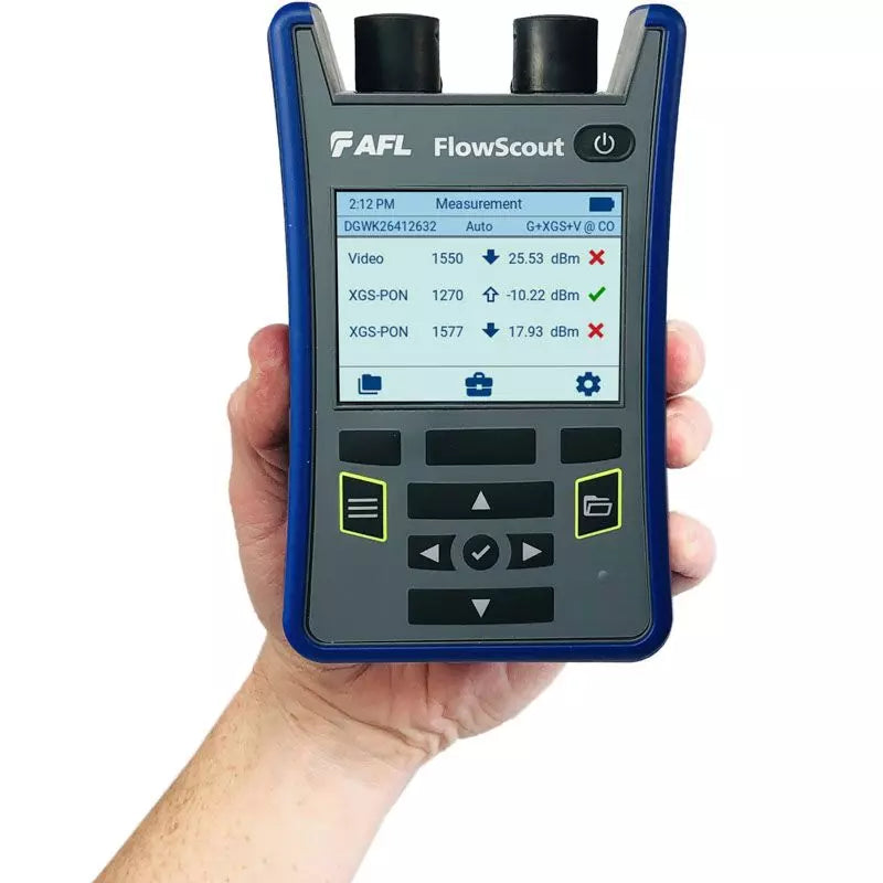 AFL TPPM-XG-0900PR FlowScout PON Power Meter, GPON/XGS-PON/Video