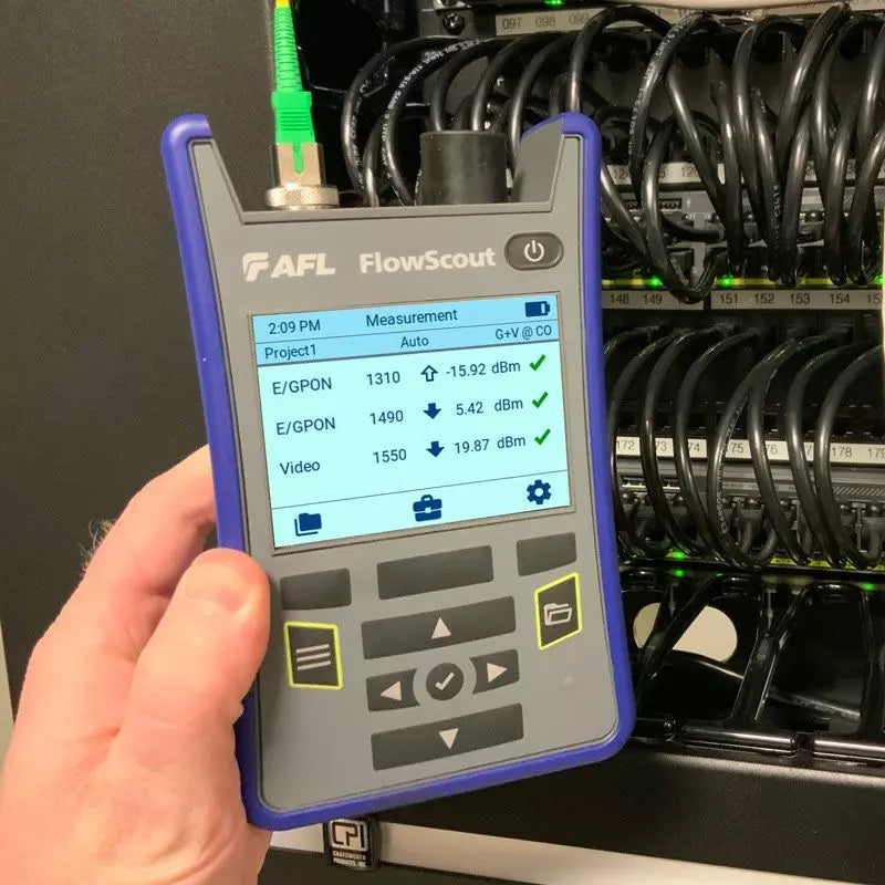 AFL TPPM-XG-0900PR FlowScout PON Power Meter, GPON/XGS-PON/Video