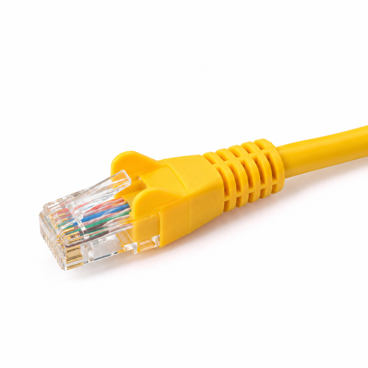 Cat 5e Snagproof Patch Cord 5ft Yellow