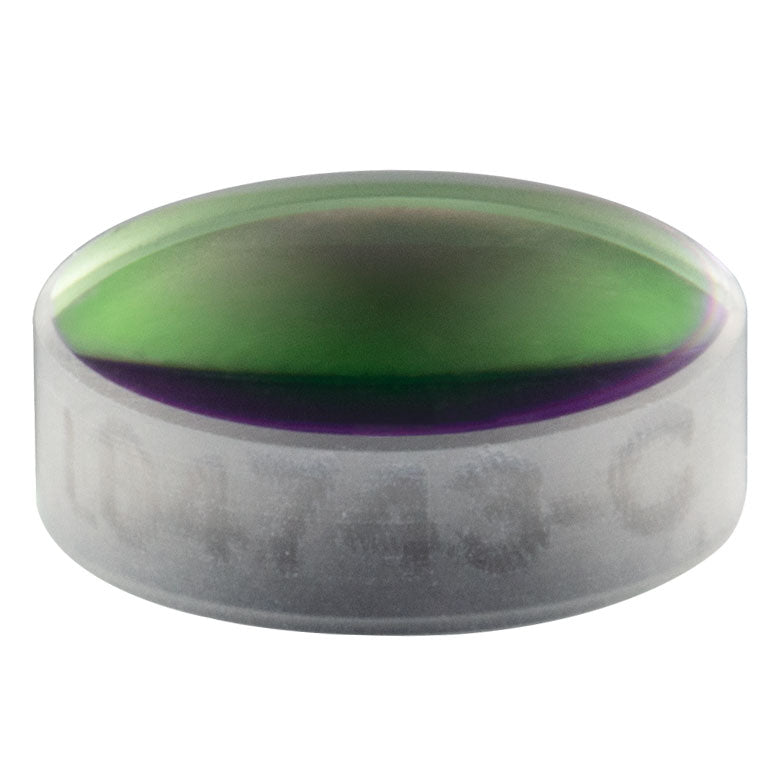 T-LB4743-C - f = 10 mm, Ø5 mm UV Fused Silica Bi-Convex Lens, AR Coating: 1050 - 1700 nm