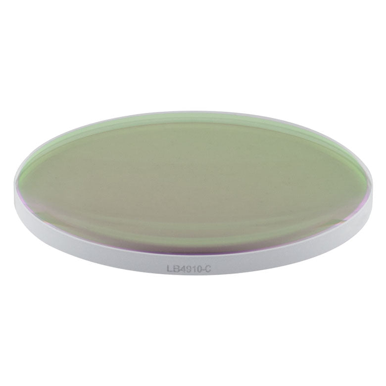 T-LB4910-C - f = 500 mm, Ø2" UV Fused Silica Bi-Convex Lens, AR Coating: 1050 - 1700 nm