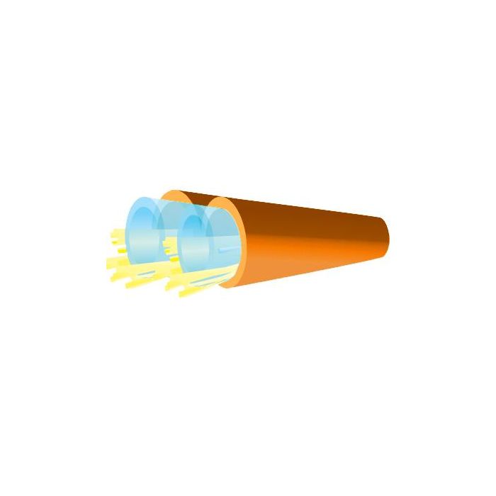 TLC 3mm Duplex Furcation Tube Orange (per meter)