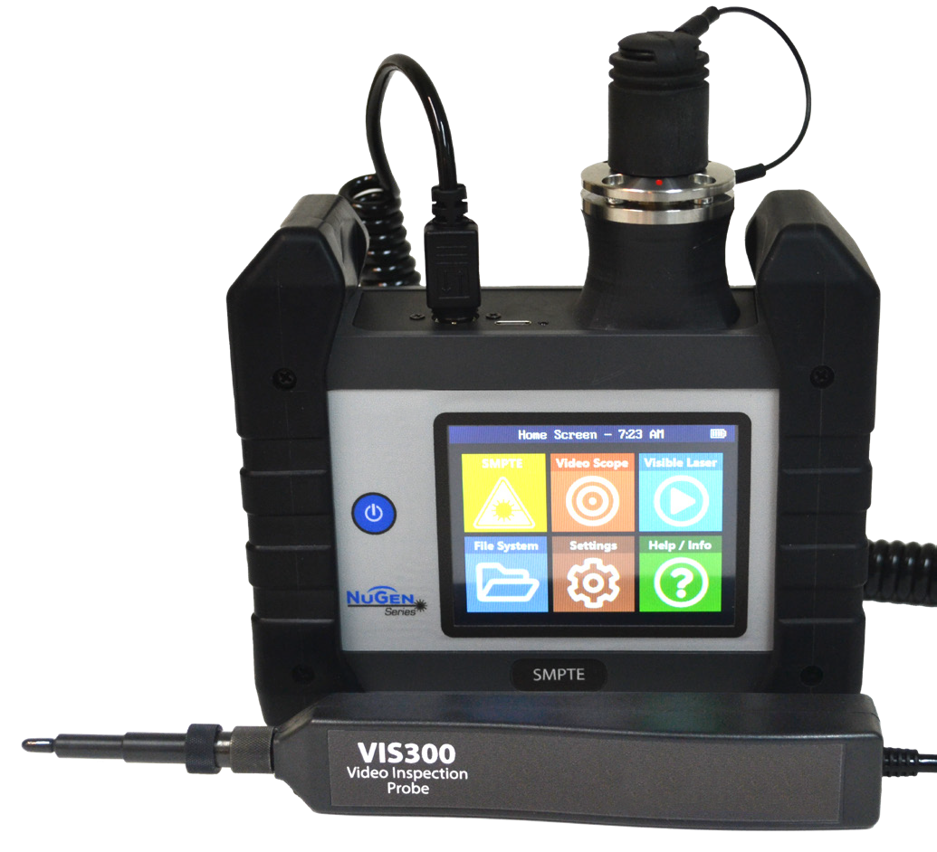 NuGen SMPTE Tester, Set 2nd Generation. Includes: Main Tester, Remote Tester and AC Power Supply, with Probe Scope.
