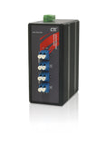 IBP-202-SLC - Optical Bypass Switch duplex SMF path, Industrial hardened, DIN rail mount, -20 to +75 C temp, LC/UPC connectors