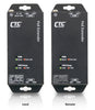 IEXT101-PH LAN Extender pair with remote powered unit and 30W PoE delivered over 2 or 4 pairs of copper wires
