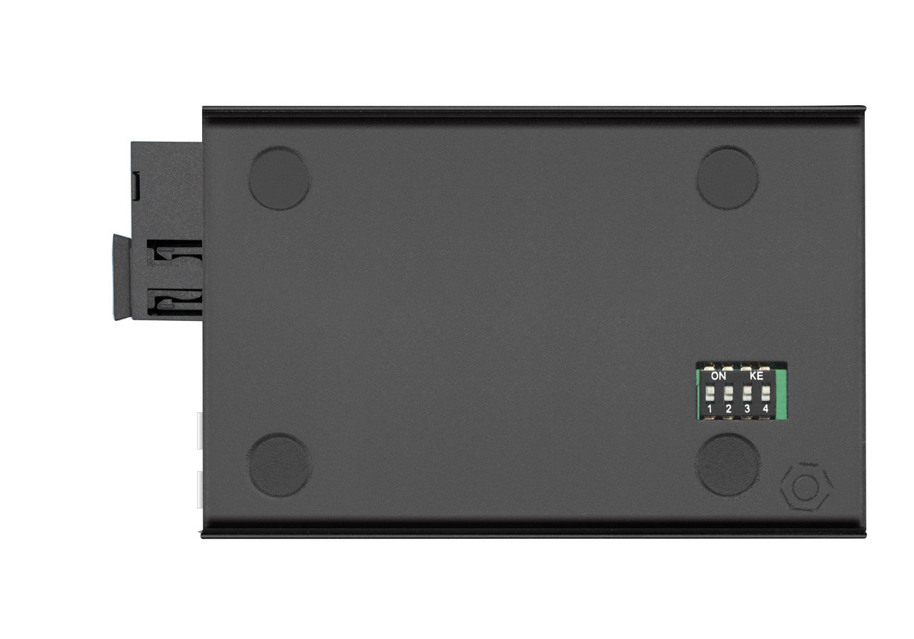 LFC-100-SC20B Fast Ethernet to BiDi WDM SC, 20Km, T:1550/R:1310nm singlemode single strand fiber media converter, LFP and DIP sw settings