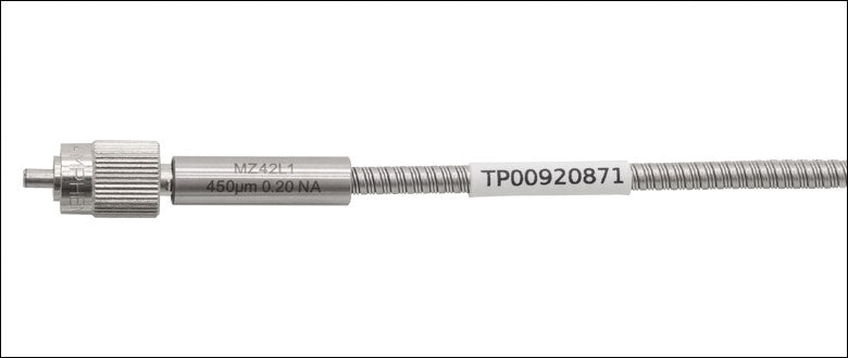 T-MZ42L1 - Ø450 µm, 0.20 NA ZBLAN Multimode Patch Cable, FC/PC, 1 m Long