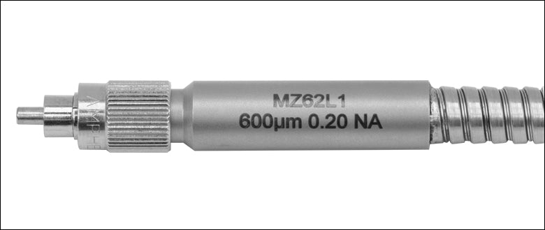 T-MZ61L1 - Ø600 µm, 0.20 NA ZBLAN Multimode Patch Cable, SMA905, 1 m Long